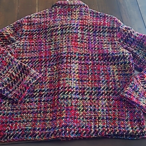 Units Vintage Multicolor Woven Jacket size 12 - Picture 3 of 4
